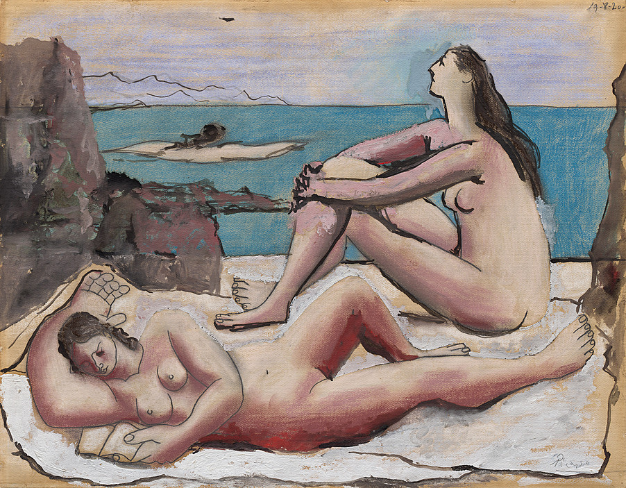 Picasso 1920 Three Bathers